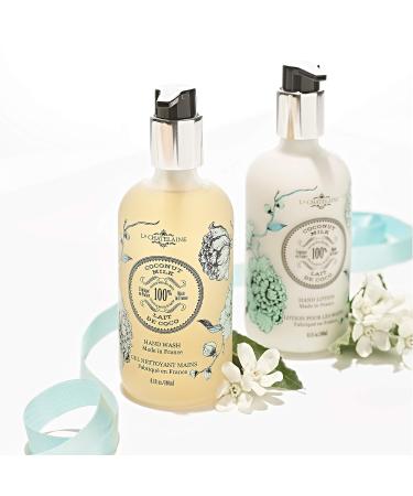 La Chatelaine Coconut Milk Hand Wash & Lotion Set | Nourishing Shea Butter Formula | Sulfate-Free | Natural & Organic | Made in France | 2 x 8.1 oz - Buy Online on GoSupps.com