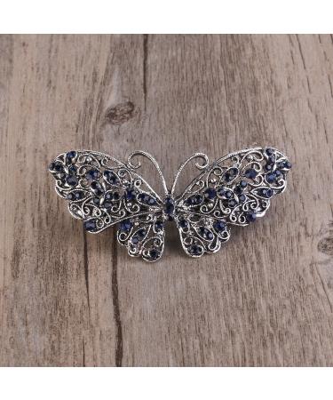 Buy ROSENICE Rhinestone Butterfly Hair Clip | Elegant Hair Accessory for Women | International Shipping Available - Buy Online on GoSupps.com