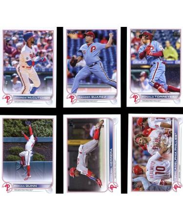Philadelphia Phillies 2022 Topps Complete Mint Hand Collated 24 Card Team Set Featuring Bryce Harper and Rhys Hopkins Plus Rookie Cards and Others - Buy Online on GoSupps.com