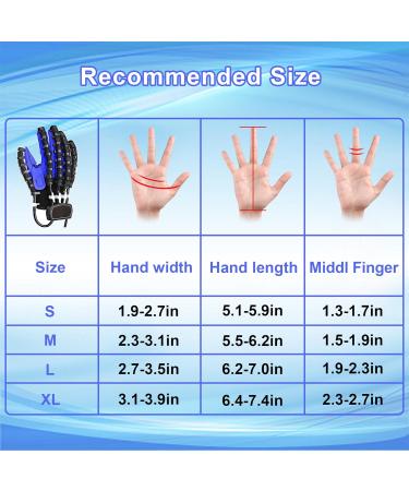 Rehabilitation Robot Gloves for Hand Stroke Recovery - USB Chargeable & Strength Adjustable - Large Left Hand - Buy Online on GoSupps.com