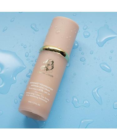 Forever Bloom Bio Mimic SPF50 Foundation Medium Spectrum - Ideal for Gym, Sports, and Dancing - Buy Online on GoSupps.com