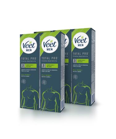 Reckitt Veet Men Hair Removal Cream for men for chest legs and arms 5 x 200 ml