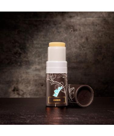 Amber Solid Perfume Bitter Orange Nutmeg Black Spruce Carnation Tonka Bean Labdanum Convenient Twist Tube for Travel Natural Solid Eau de Parfum 0.17 Ounce - Buy Online on GoSupps.com