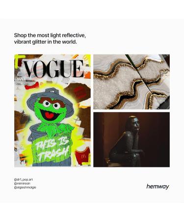 Buy Hemway Premium Ultra Sparkle Glitter - Copper Holographic Metallic Flake for Arts Crafts Nails & Cosmetics (100g / 3.5oz) - Buy Online on GoSupps.com