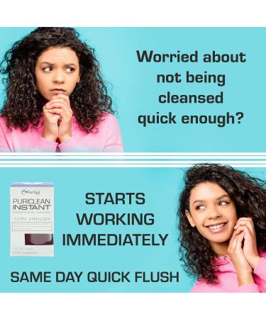 Puriclean Instant Detox Drink Extra Strength - Potent 1oz Cleanser for Fast & Effective Body Cleansing - Buy Online on GoSupps.com