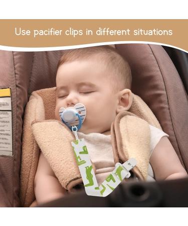 Freebear Pacifier Clip 4-Pack for Boys and Girls | Binky Holder & Leash Gift for Newborns (Sunrise) - Buy Online on GoSupps.com