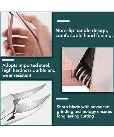 HCHGJKN Nail Clippers Professional Nail Art Clipper Nipper Dead Skin Shear Polishing Sanding Manicure Care Tools Stainless Steel Nail Cutter Scissors(Silver) - Buy Online on GoSupps.com