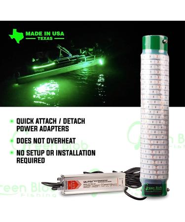 Green Blob Outdoors 15000 Lumen Underwater Fishing Light for Docks - Crappie & Snook Fish Attractor, 30ft Power Cord, Made in Texas - Buy Online on GoSupps.com