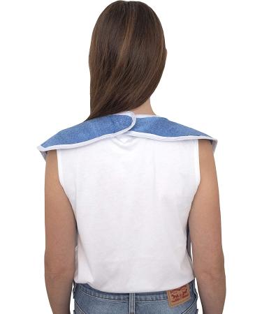 3 Pack Elaine Karen Premium Adult Bibs - Adjustable Clothing Protectors for Elderly & Disabled - Machine Washable - Blue - Pack of 3 - Buy Online on GoSupps.com