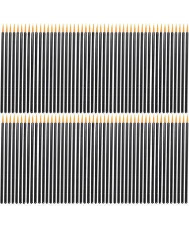 100pcs Disposable Brush Hard Head Liquid Brush Eye Shadow Brush Makeup Tool - Buy Online on GoSupps.com