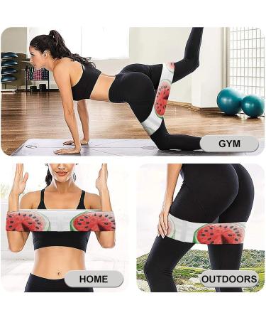 Watermelon Shape Resistance Bands - Elastic Fitness Bands for Effective Workouts | Durable Fabric Exercise Bands for Leg and Full Body Training - Buy Online on GoSupps.com