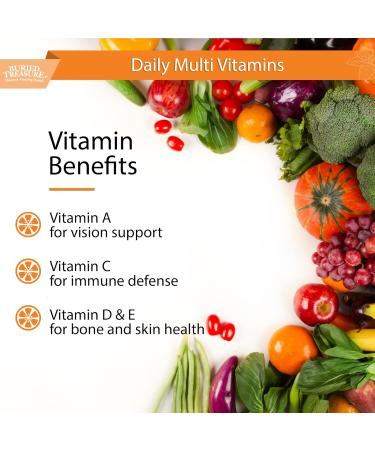 Buried Treasure VM100 Daily Multi - 32 Servings Liquid Vitamins & Minerals Supplement | International Shipping Available - Buy Online on GoSupps.com