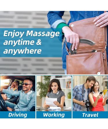 Portable Neck Massage Device with Heat - 6 Modes 9 Intensity Levels for Pain Relief | Instant Relaxation & Comfort - Buy Online on GoSupps.com