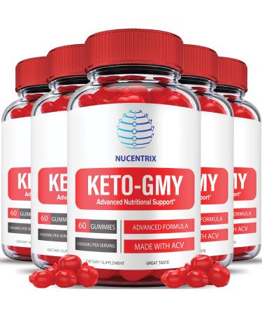 (5 Pack) Keto GMY - Official Formula Vegan - Keto Gummy Plus ACV Keto GMY Advanced Weight Shark Loss Tank Keto Apple Cider Vinegar 1000mg Formula with Vitamin B12 Beet Root Juice Gummy (300 Gummies)
