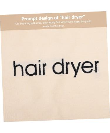 SOESFOUFU 2pcs Hair Dryer Storage Bag Hairdryers for Women Bags Air Blower Hair Dryer Organizer Fabric Beige - Buy Online on GoSupps.com