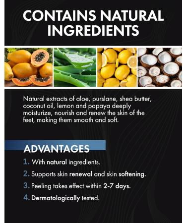 Shop Corn Skin Socks | Effective Corneal Removal Foot Mask | Baby Foot Peel Socks - Extra Long (Up to Size 47) - Buy Online on GoSupps.com