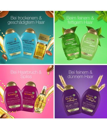 OGX Tea Tree Clarifying Shampoo - 385ml | For Oily & Greasy Hair - Buy Online on GoSupps.com