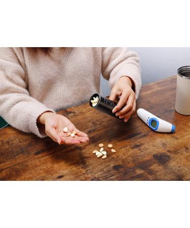 Zannaki Metal Weekly Pill Organizer - Waterproof & Travel-friendly 7 Day Case for Pills, Vitamins & Supplements - BPA Free, Stackable Aluminum Alloy (Black) - Buy Online on GoSupps.com