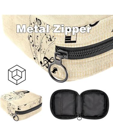 Buy Women's Music Note Binding-Up Bags | Stylish Tampon Storage with Zip Pockets - Multi06 - Buy Online on GoSupps.com