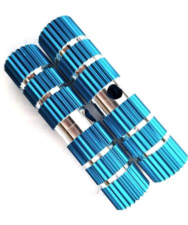 Star-Art 1 Pairs Anti-Slip Bike Pedals Axle Foot Rest Pegs for BMX Mountain Bicycle - Blue - Buy Online on GoSupps.com