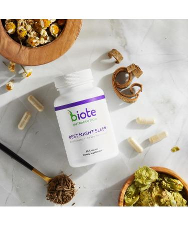 Biote Nutraceuticals - Best Night's Sleep - Restfulness + Awake Refreshed (60 Capsules) - Buy Online on GoSupps.com