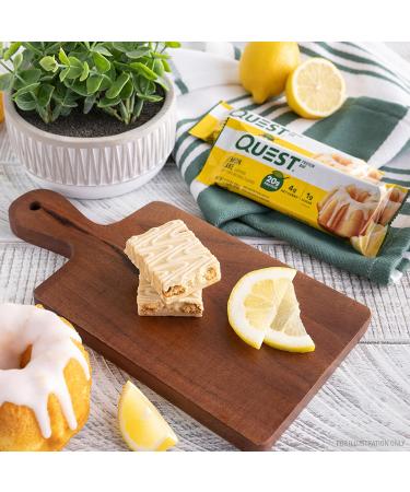 Quest Bar Lemon Cake 12/Box - Delicious High-protein Snack - Buy Online on GoSupps.com