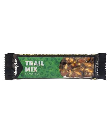 HoneyBar Snack Bar Trail Mix - Gluten-Free, Non-GMO, Vegetarian - 1.4 oz Bar, 5 Count Pack - Buy Online on GoSupps.com
