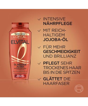  L'Oreal Paris L'Or al Paris Elvital Magic Oil Jojoba Shampoo 6 x 300 ml - Buy Online on GoSupps.com
