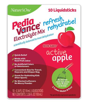 GoSupps.com - Nature's One PediaVance Electrolyte Mix Active Apple 10 Liquidsticks 0.34 fl oz (10 ml) Each - Buy Online on GoSupps.com