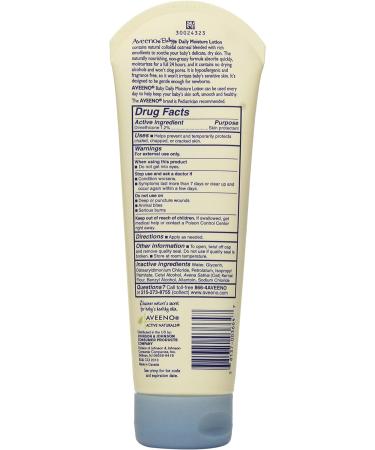 Aveeno Baby Daily Moisture Lotion Fragrance Free 8-Ounce Tubes (Pack of 6) - Set of 6 Tubes - Buy Online on GoSupps.com