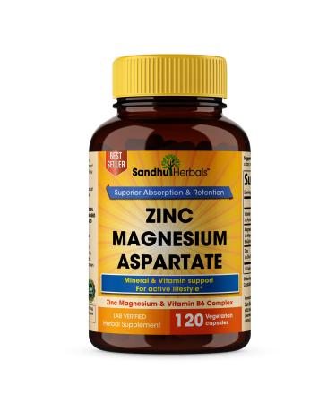 Zinc Magnesium Aspartate 120 Ct
