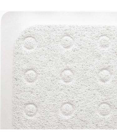 Zenna Home Ultimate Loofah Tub Mat - White - 29 x 17 - Buy Online on GoSupps.com