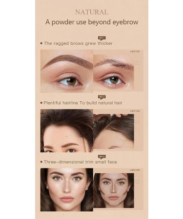 CHPBOLLY 2022 Eyebrow Stamp Stencil Kit - Brow Definer Shaping Pen, Brushes, Razor - Eyebrow Color Makeup for Beginners (02 Set) - Buy Online on GoSupps.com