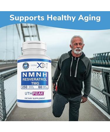 GENEX 250mg NMNH + Resveratrol + TMG Capsules | Healthy Aging Supplement - Buy Online on GoSupps.com