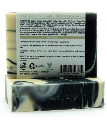 WIC Family Naturals Natural Soap Bars (5 Bars) - 130g/4.5oz Each Natural Hand Soap And Shower Body Bar (Variety) - Buy Online on GoSupps.com