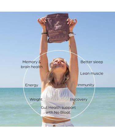 Flip My Life Flip 7 Natural SuperFood Plant-Based Protein Complete Meal Replacement to Support Healthy Gut 7 Mega Nutrient Rich Blends all in one to AGE BETTER - Chocolate - Buy Online on GoSupps.com