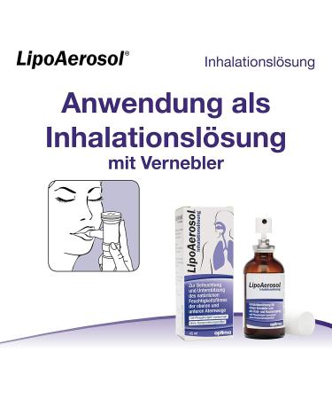 Lipoaerosol Inhalation Solution & Throat Spray 45 ml - Moisturize Upper & Lower Airways - Preservative-Free | International Shipping Available - Buy Online on GoSupps.com