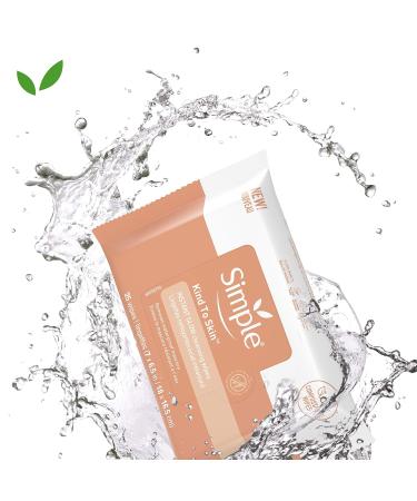 Simple Facial Cleansing Wipes - Instant Glow & Defense 25 Ct, 6 Pack - Buy Online on GoSupps.com