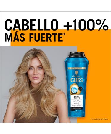  Gliss Gliss Aqua Revive Pack of 6 shampoos of 250 ml each (1500 ml total) - Buy Online on GoSupps.com