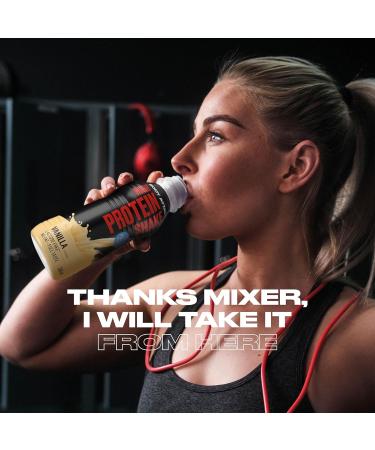 Body Attack Fitness Protein Shake - Milk Protein Drink - Ready to Use Milkshake in 500ml Bottle Vanilla (12 x 500ml) - Buy Online on GoSupps.com