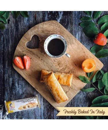 Delizia Hazelnut Cream Puff Pastry Rolls 4-Pack - Made in Italy | All-Natural Kosher Dairy - 4.41oz (125g) Box by Matilde Vicenzi - Buy Online on GoSupps.com