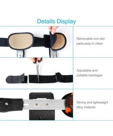 REAQER Hinged Knee ROM Brace - Adjustable Support for Knee Injury Recovery & Postoperative Rehabilitation - Buy Online on GoSupps.com