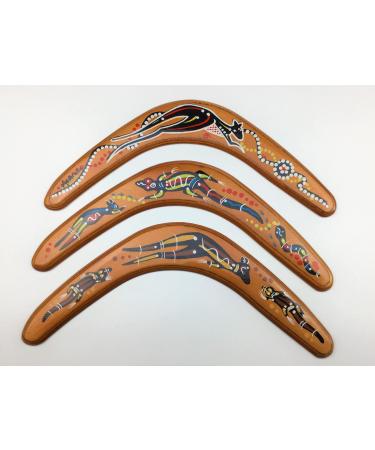 Hand Crafted Australian Made 29cm (12 in) Throwing Boomerang 3-Pack