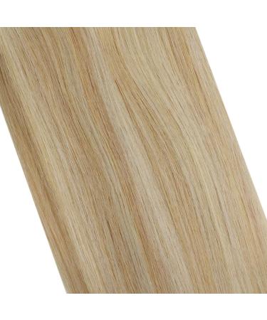 Moresoo U-Tip Real Hair Extensions 40cm #P14/613 - Strawberry Blonde & Platinum Blonde Bonding Extensions 50g Pack - Buy Online on GoSupps.com