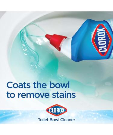 Clorox Toilet Bowl Cleaner with Bleach Gel - Disinfects Removes Mold & Mildew Fresh Scent - 24 oz - Buy Online Internationally - Buy Online on GoSupps.com