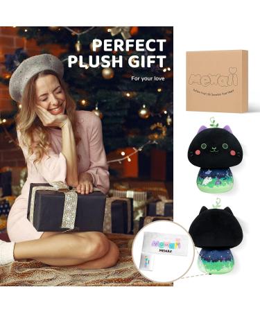 Mewaii 8'' Soft Mint Cat Mushroom Stuffed Animal Plush Pillow Squishy Toy - 8 Inch - Buy Online on GoSupps.com