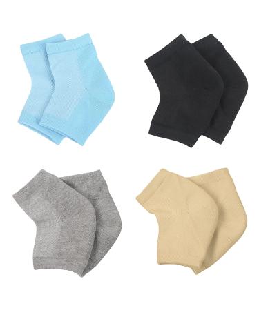 Nado Care Moisturizing Gel Socks for Dry Cracked Heels - 4 Pair Pink - Buy Online on GoSupps.com