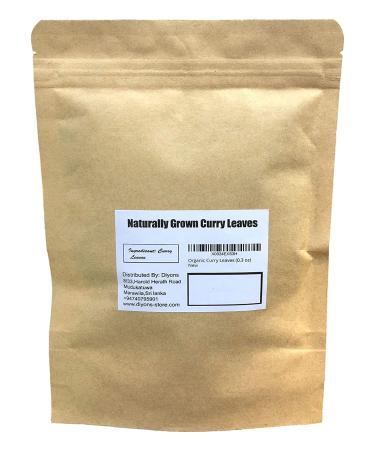 Organic Whole Air Dried Curry Leaves 0.3 oz - Premium Quality (10 g) - 0.3 Ounce Pack - Fresh and Aromatic - Buy Online on GoSupps.com