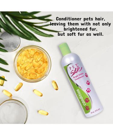 Buy Pet Silk Bright White Pet Conditioner 472 ml - Best International Shipping for Your Pet's Grooming Needs - Buy Online on GoSupps.com