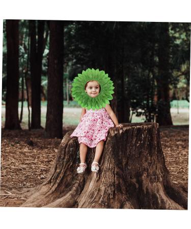 Hohopeti Hats Decor Sunflower Hood Funny Sunflower Headpiece Funny Costume Party Sunflower Ornament Green 42X16X1CM - Buy Online on GoSupps.com